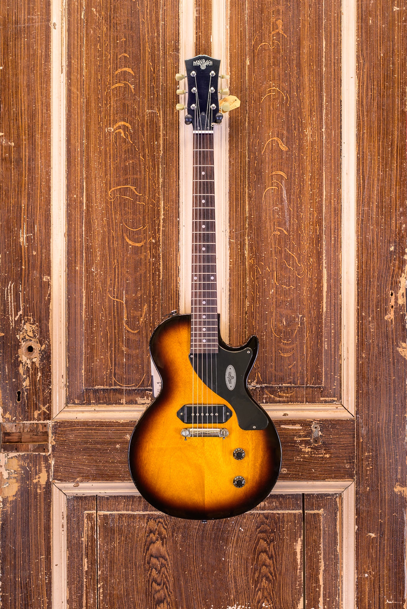 Maybach Lester Jr. '56 Single Cut 2-Tone SB Aged Elektrische Gitaar