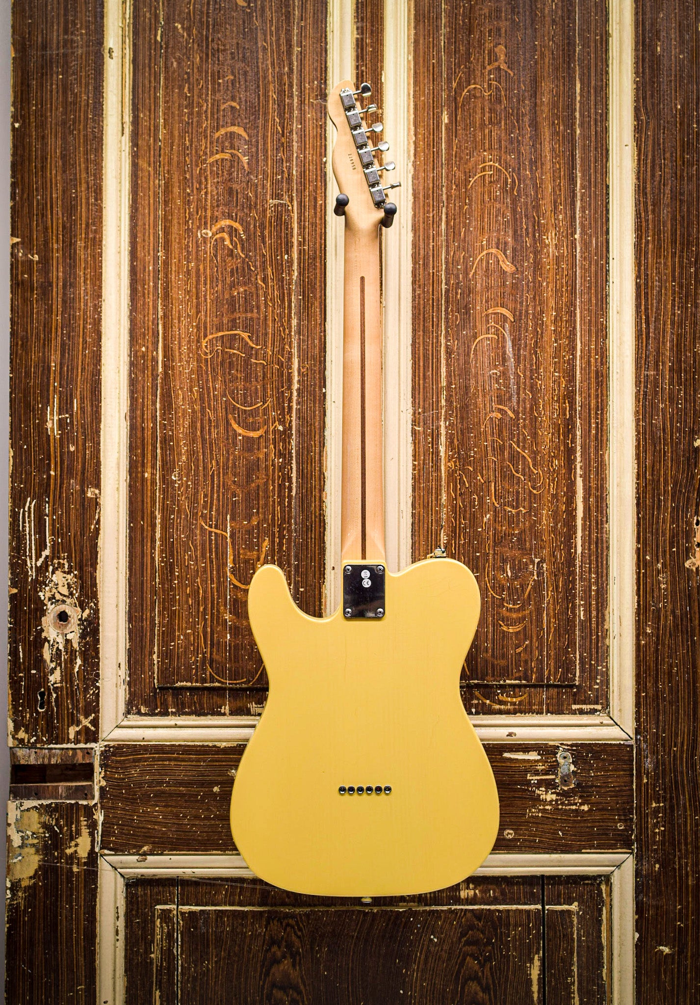 Maybach Teleman T55 Butterscotch Blackguard Aged Elektrische Gitaar