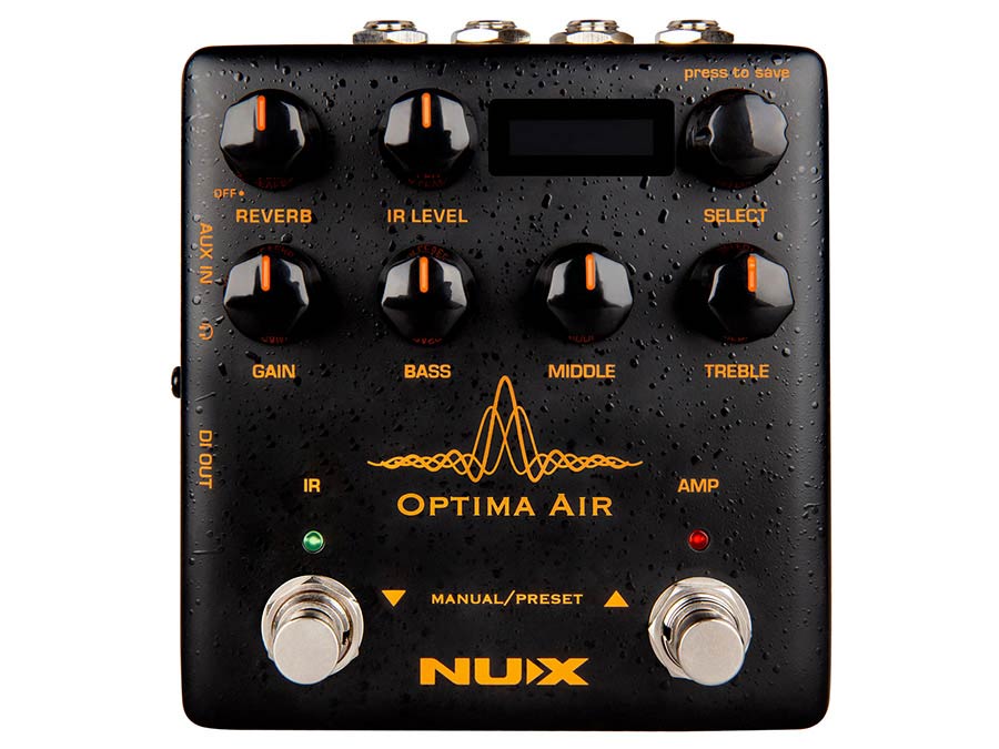 NUX NAI-5 Verdugo Series Dual Acoustic simulator OPTIMA AIR Effectpedaal
