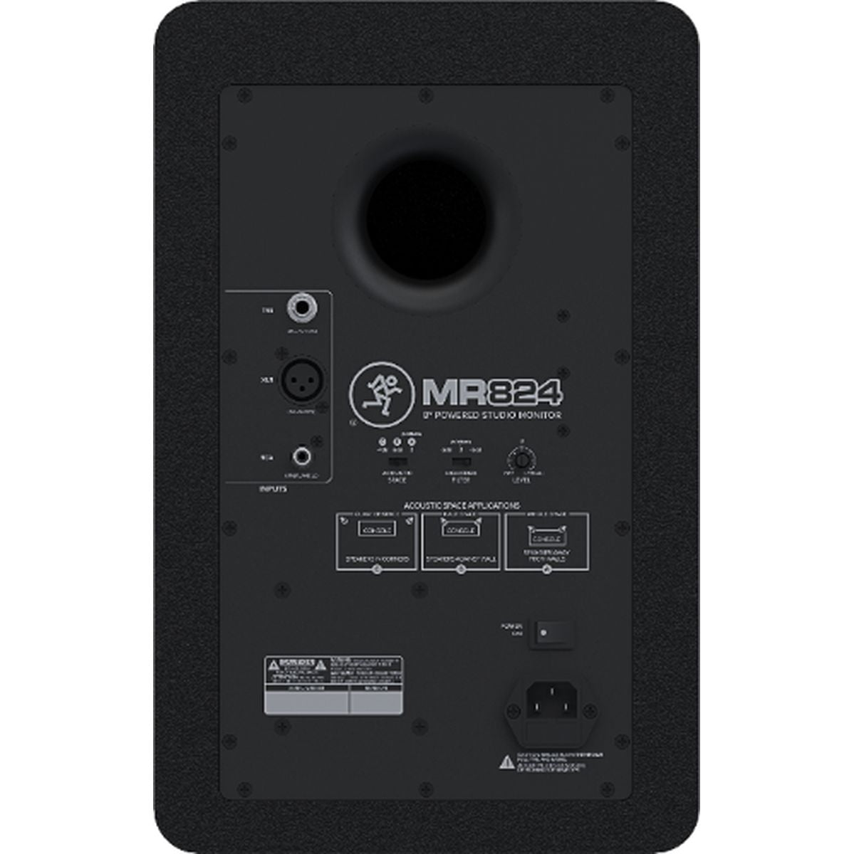 Mackie MR824 Monitoring Enceinte Active Bi-Amplifiée 8" 65W RMS (Individual)