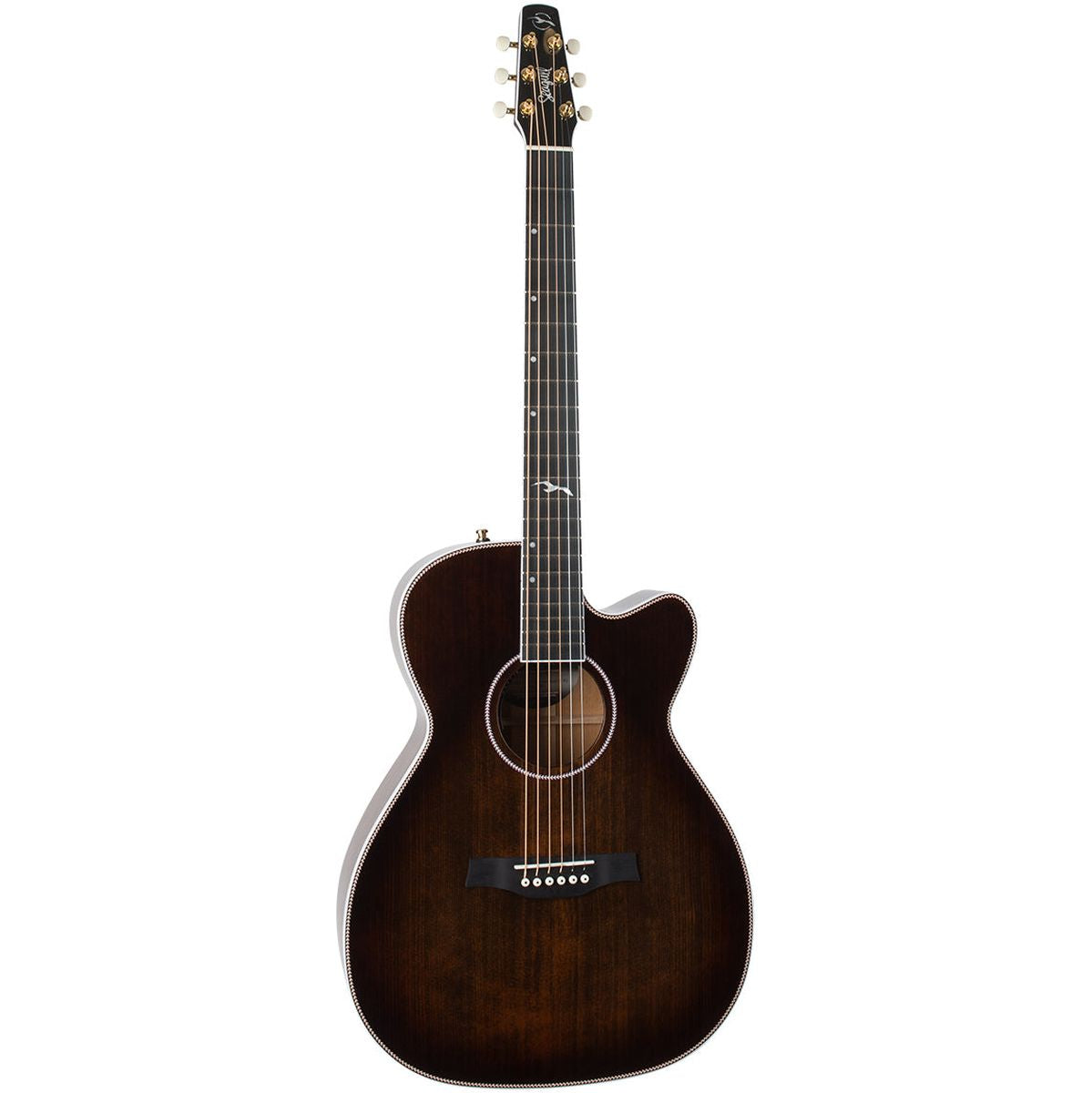 Seagull Artist Mosaic Anthem CA Electro Acoustic Guitar - Bourbon Burst Wbag