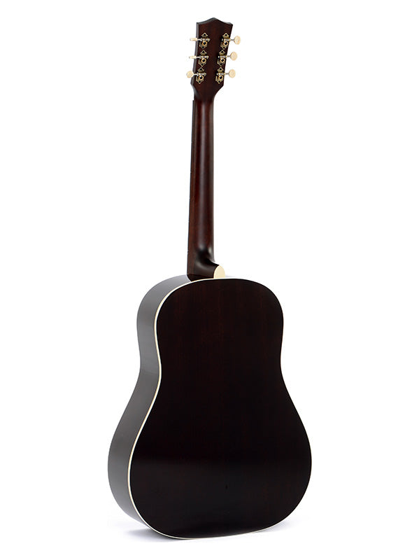 Sigma Guitars SG45 Linkshandig Dreadnought Westerngitaar - Sunburst Gloss