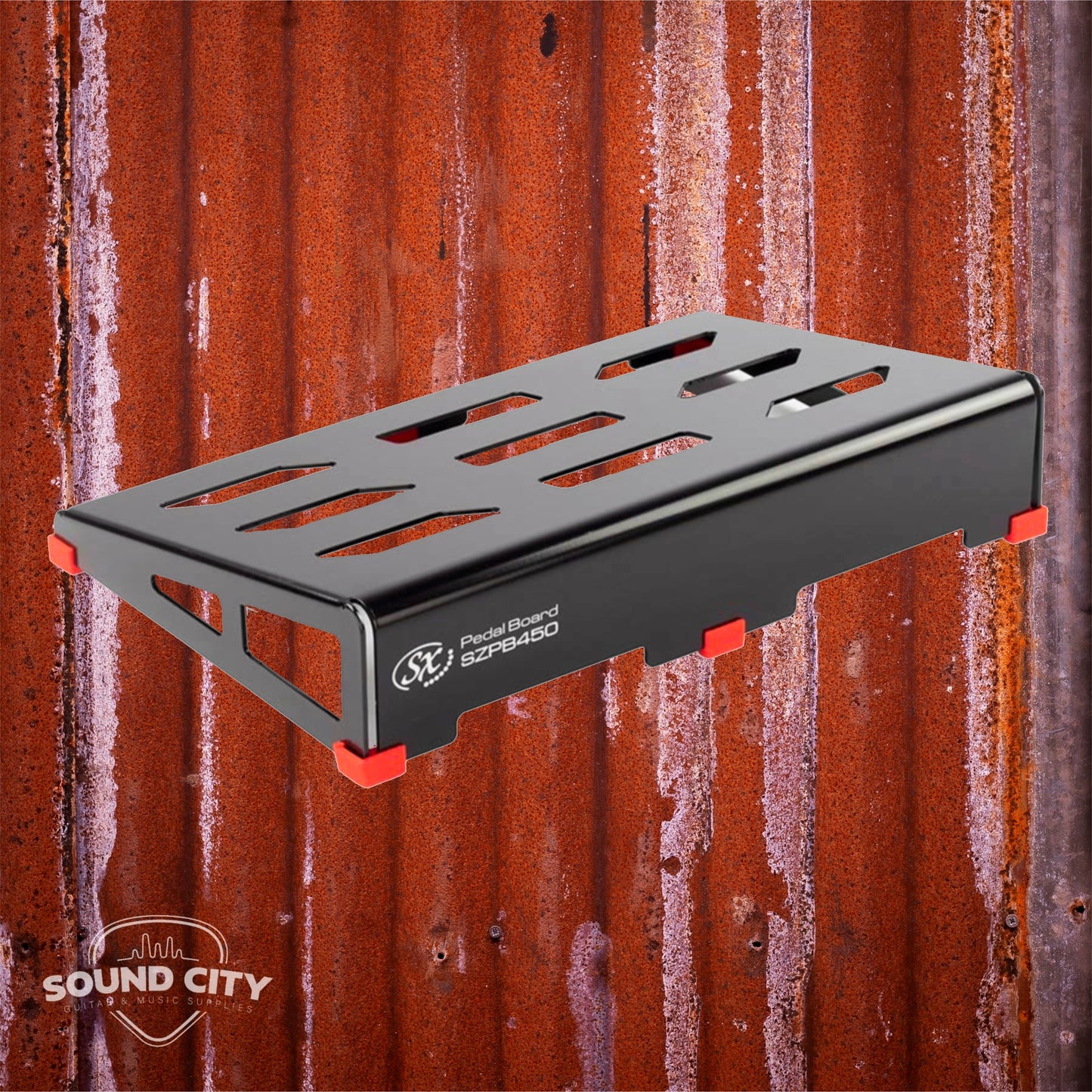 SX SZPB450 Aluminum Alloy Pedalboard, 45x31x9cm + bag