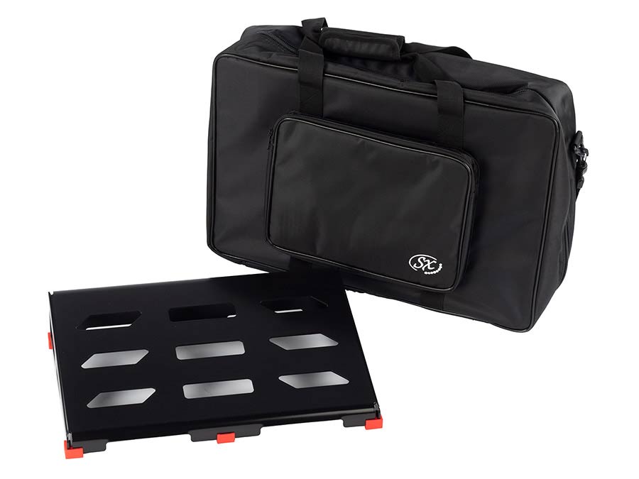 SX SZPB450 Aluminum Alloy Pedalboard, 45x31x9cm + bag