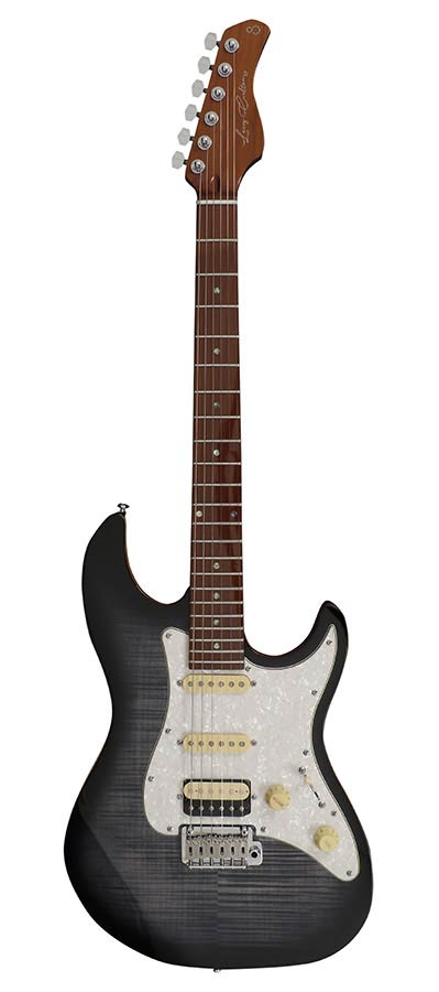 Sire Guitars S7FM/TBK Transparent Black Elektrische gitaar