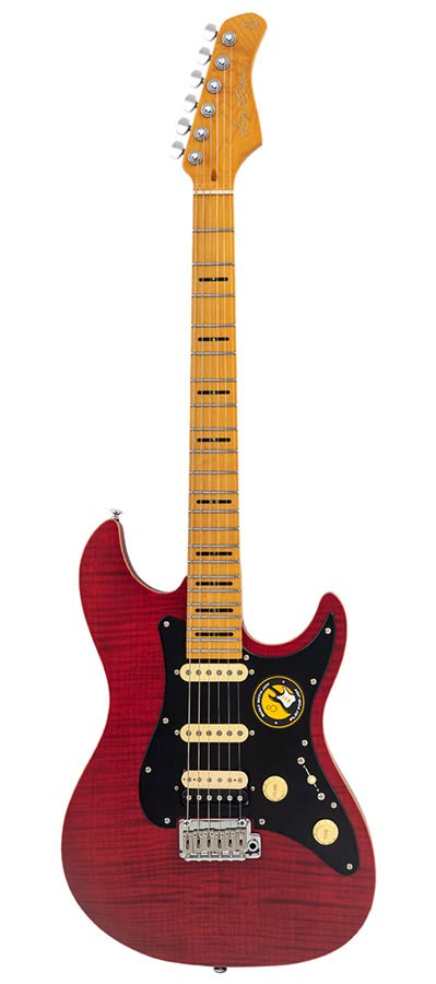 Sire Guitars S7+ FM/STR See Through Red Satin S7 Elektrische gitaar