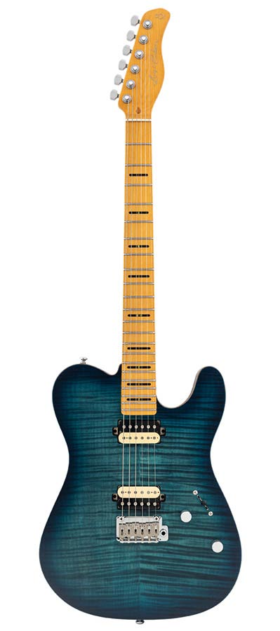 Sire Guitars T7+ FM/TBL Transparent Blue Satin T7 FM Elektrische gitaar