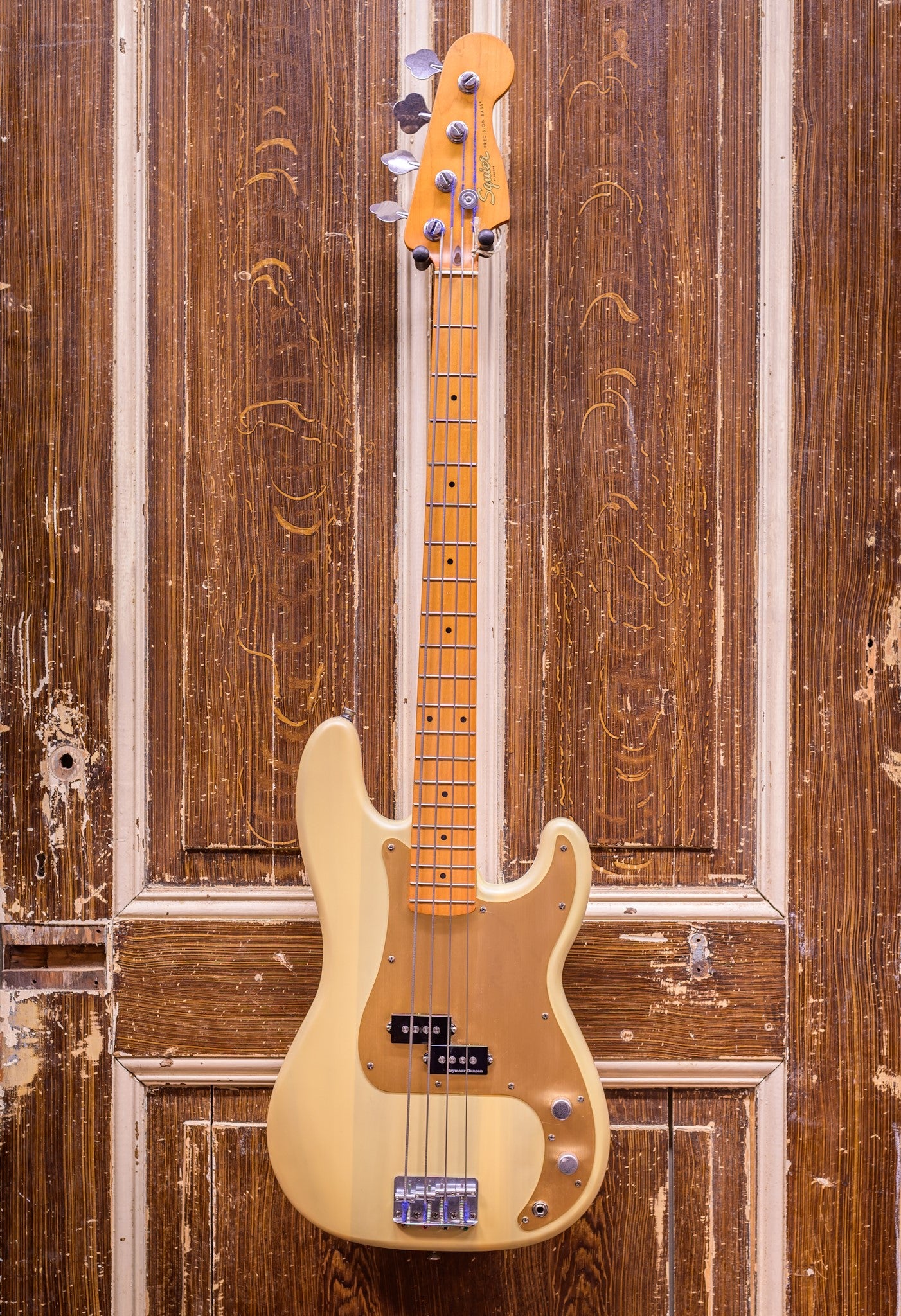 Squier 40th Ann. Precision Bass Satin Vintage Blonde Basgitaar (occasion)