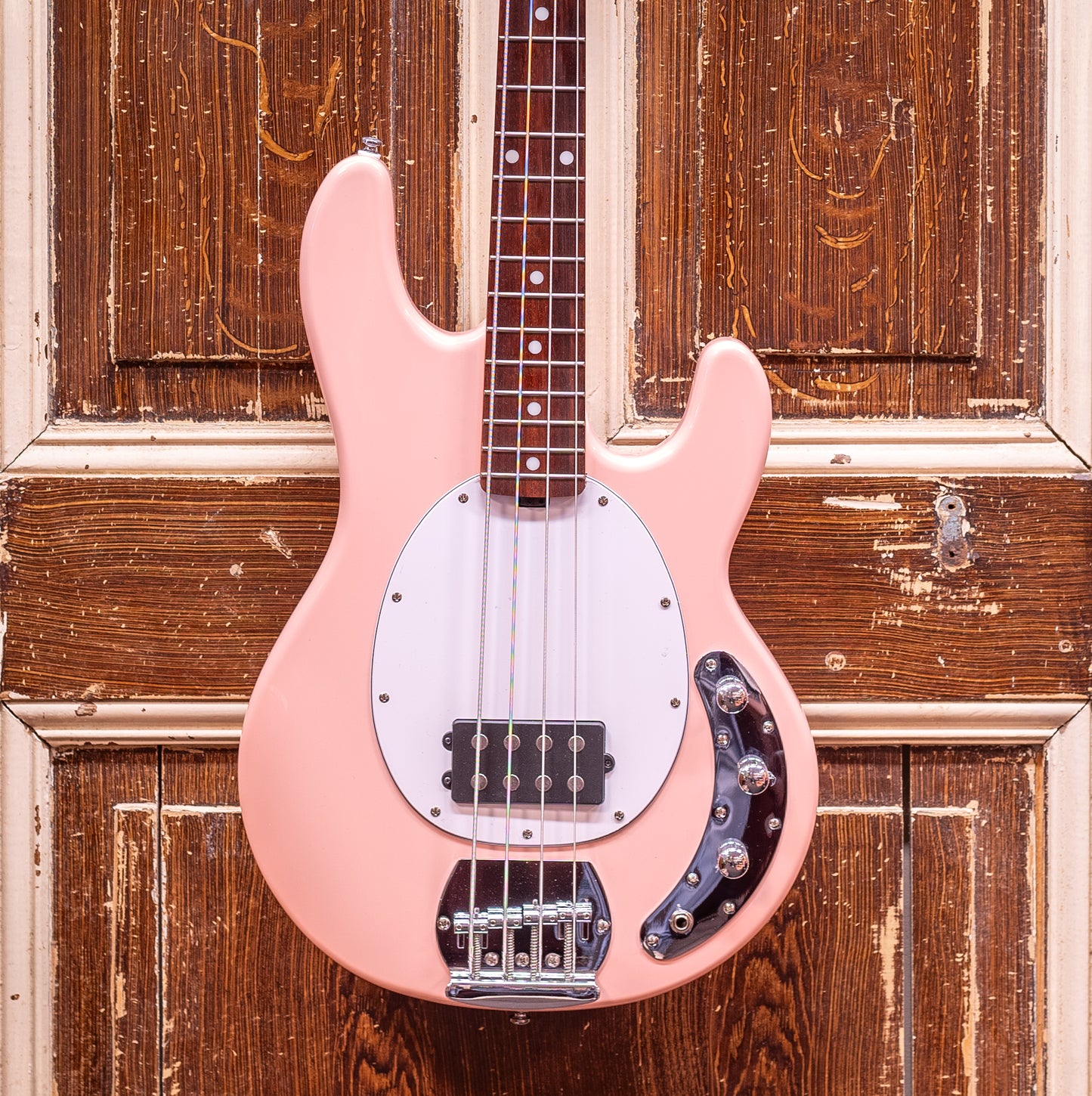 Sterling S.U.B. StingRay Ray4-PBP-J1 By Musicman Pueblo Pink Basgitaar