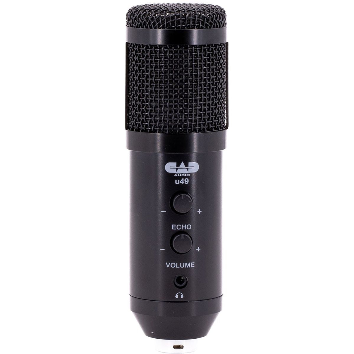 CAD USB Studio Microphone w/ Headphone Monitor & Echo