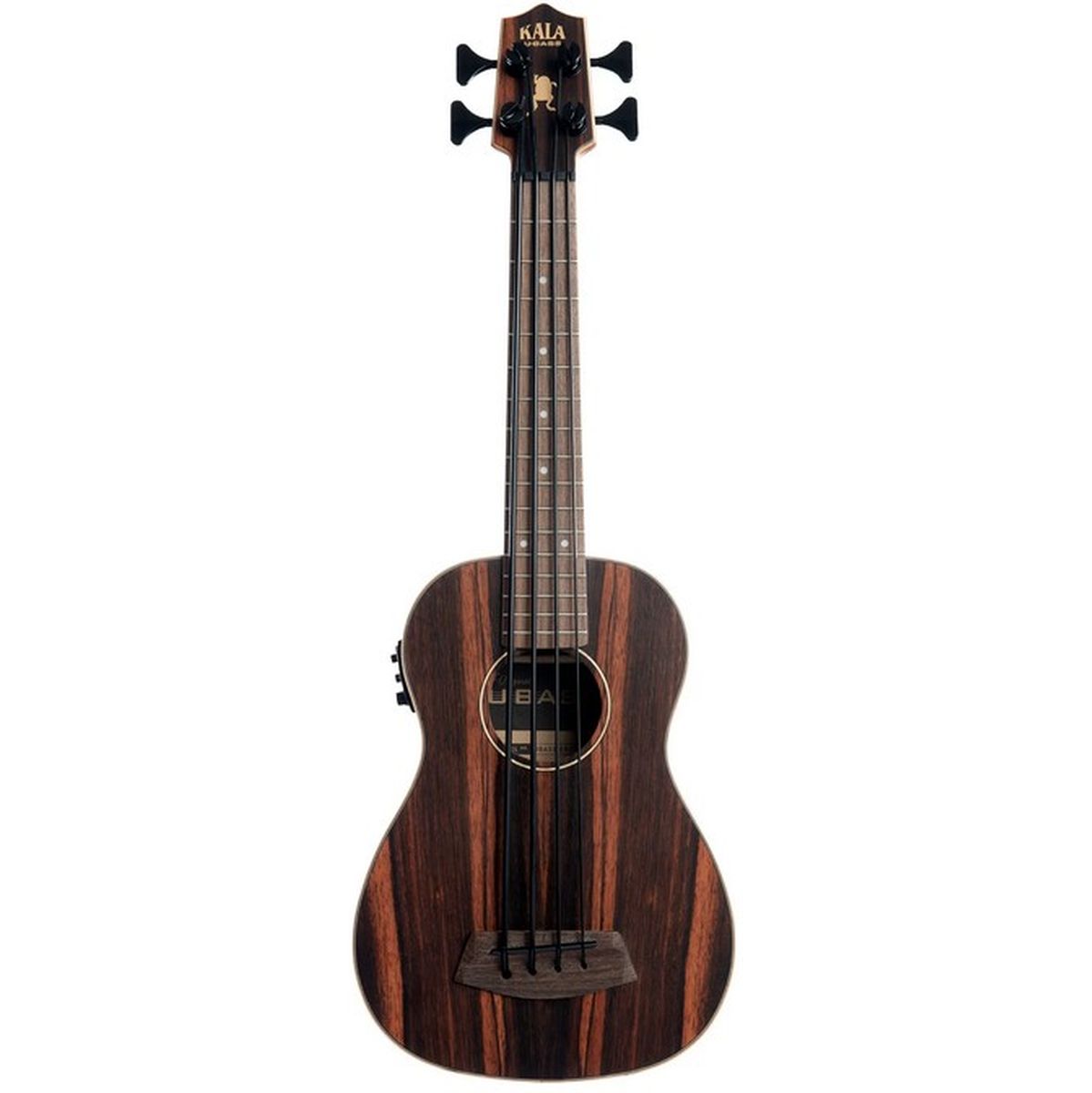 Kala Striped Ebony Fretted Acoustic-Electric U-BASS