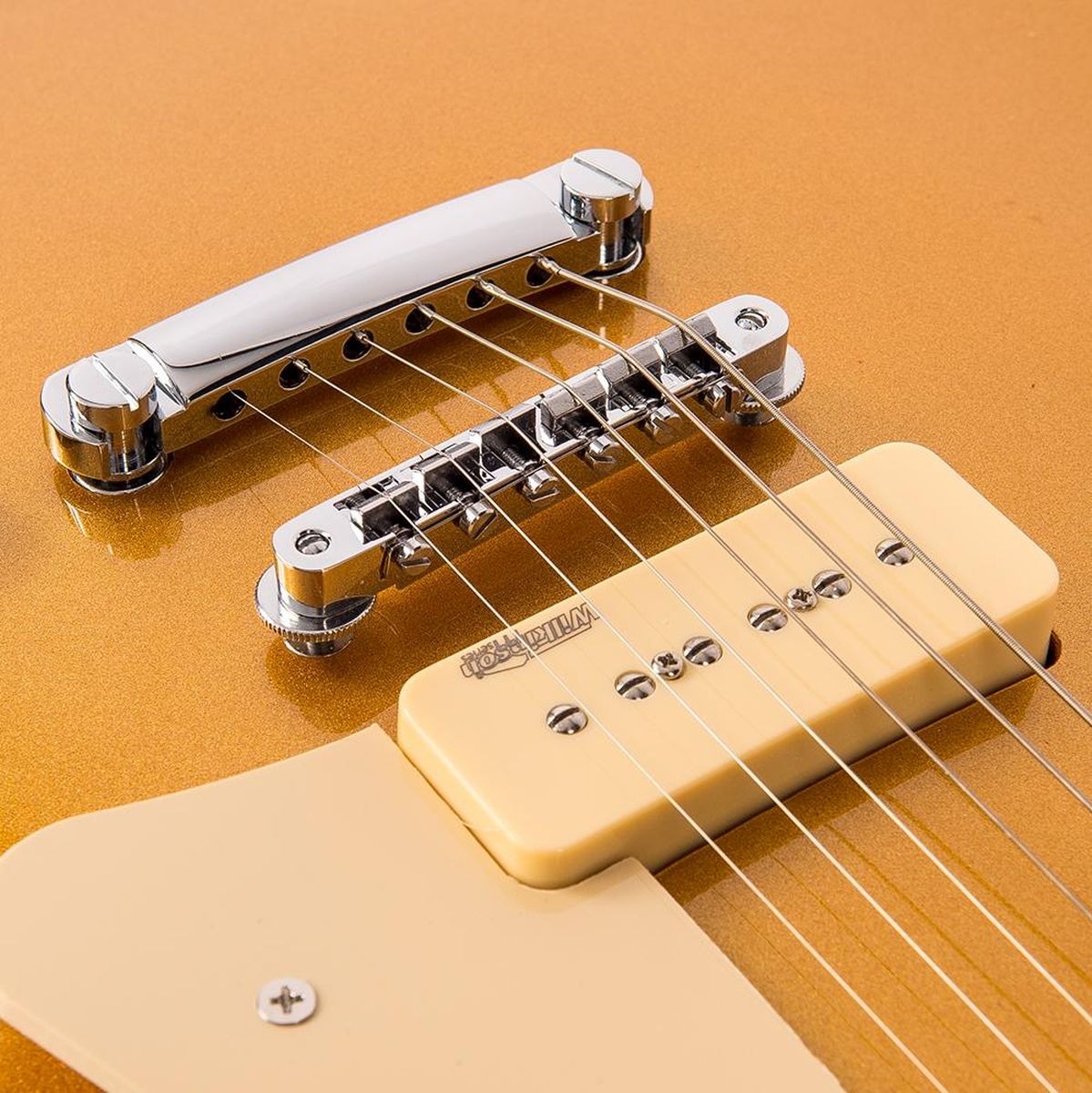 Vintage Electric Guitar-Gold Top