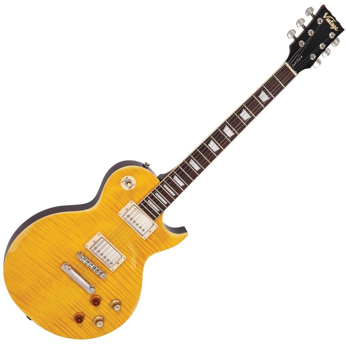 Vintage V100 Icon - Distressed Lemon Drop
