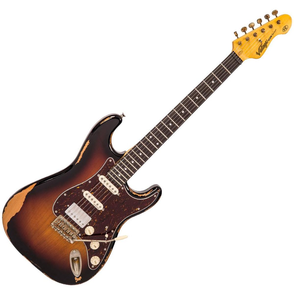 Vintage V6 HSS Icon - Aged Gloss Relic - Sunset Sunburst