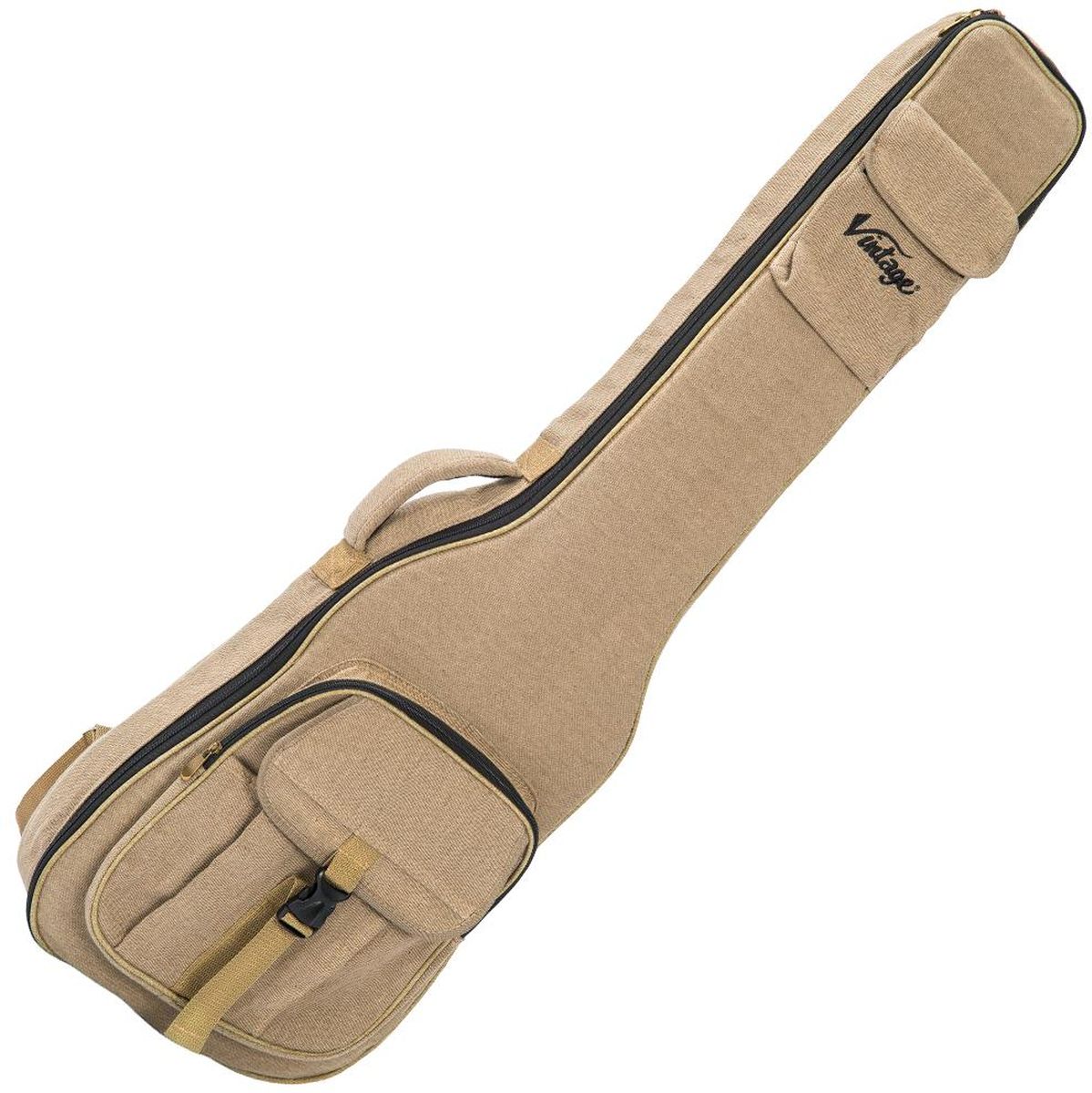 Vintage Canvas Bass Guitar Gig Bag
