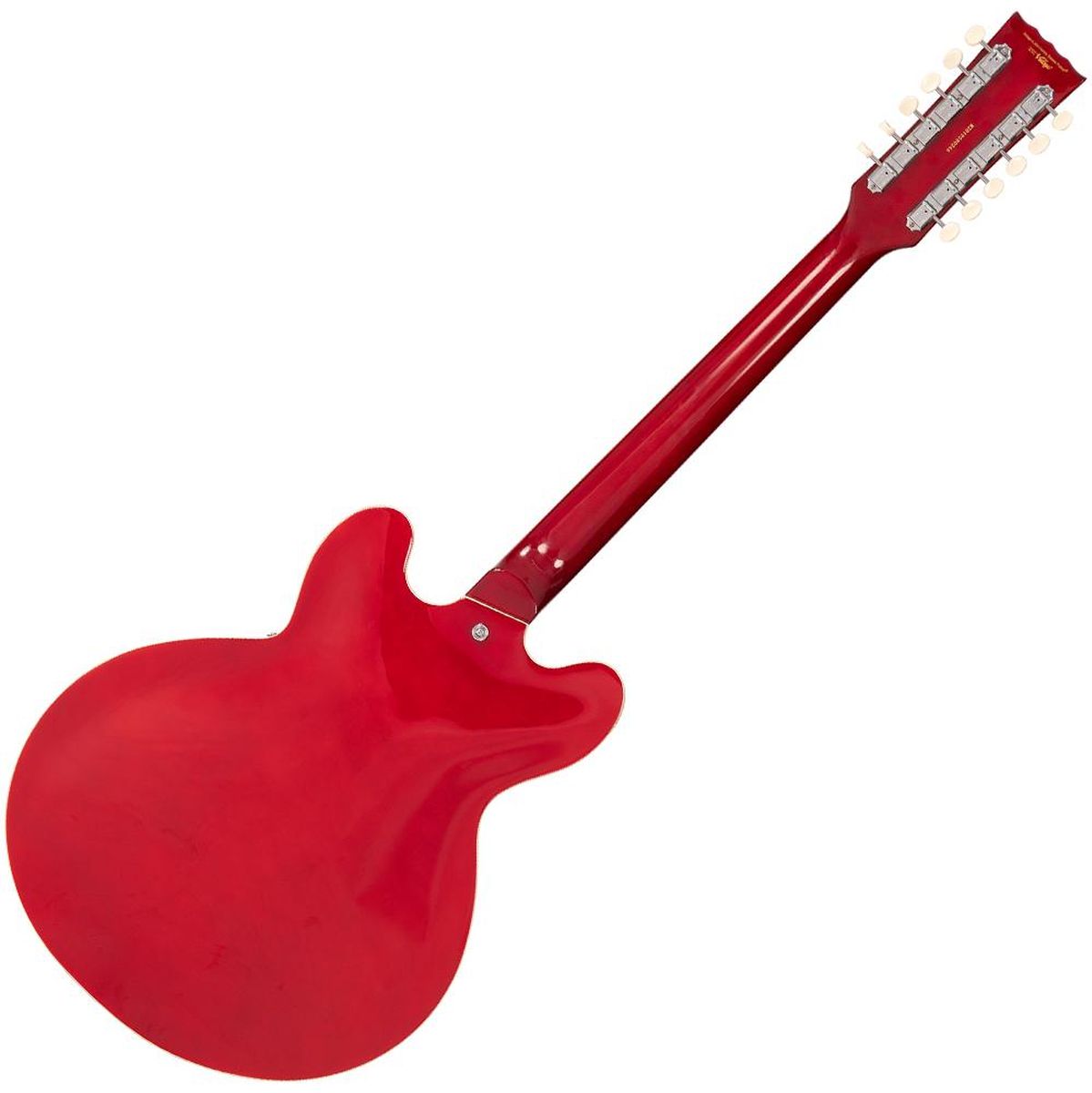 Vintage Semi-Acoustic 12 String Guitar - Cherry Red
