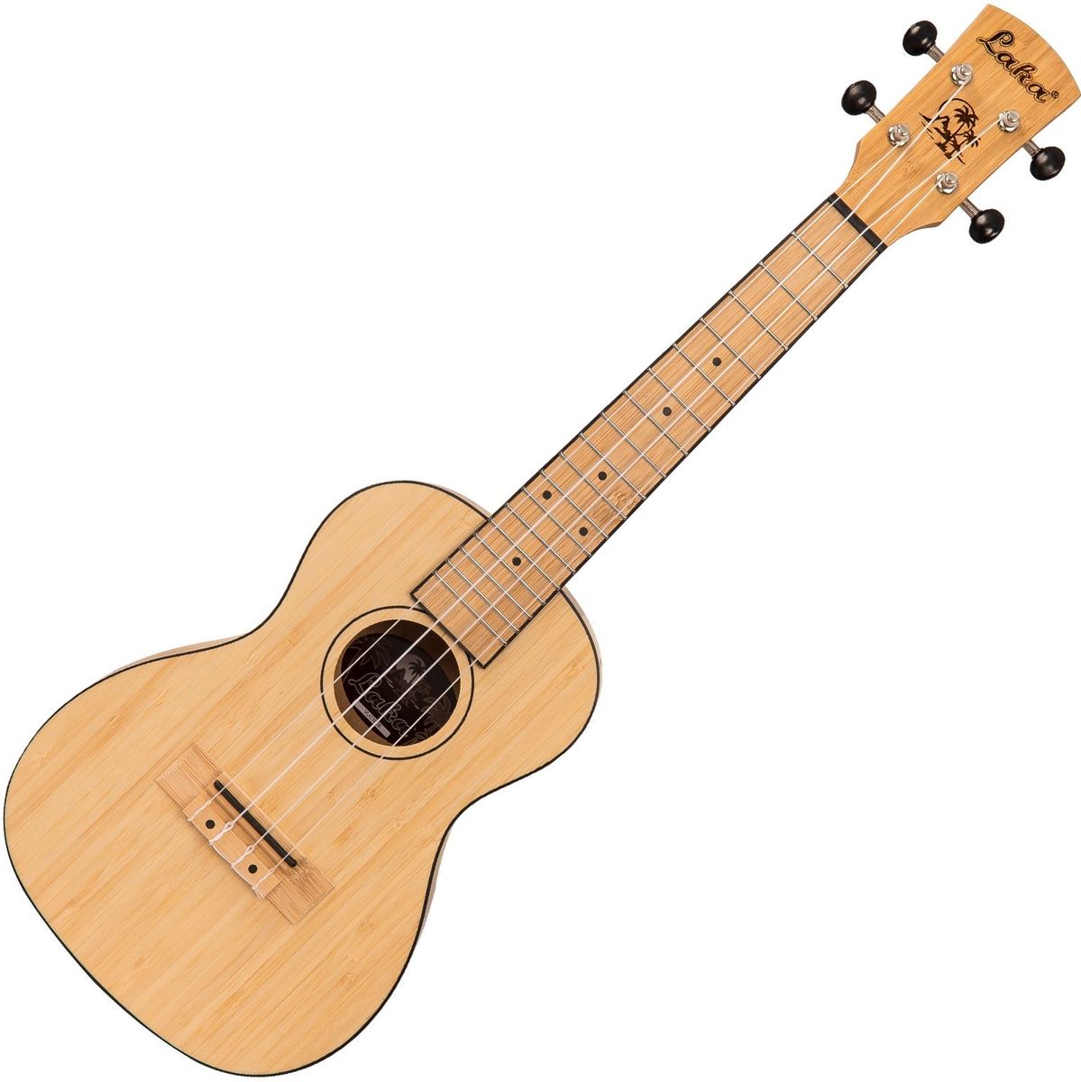 Laka Bamboo Series Ukulele & Bag - Concert