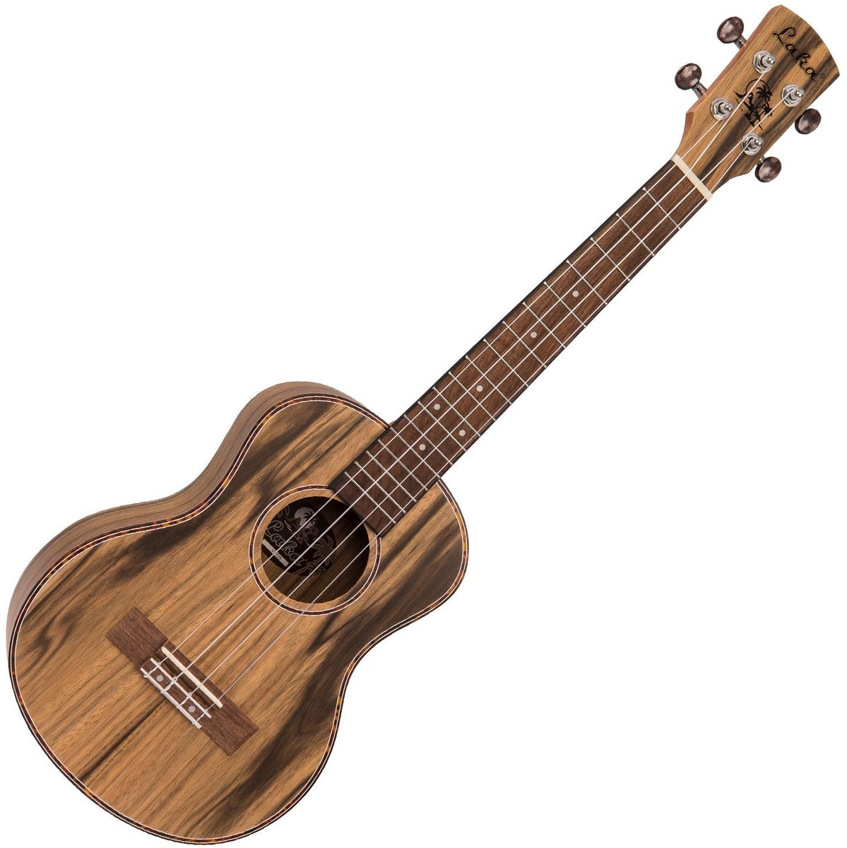 Laka Walnut Series Ukulele & Bag - Tenor