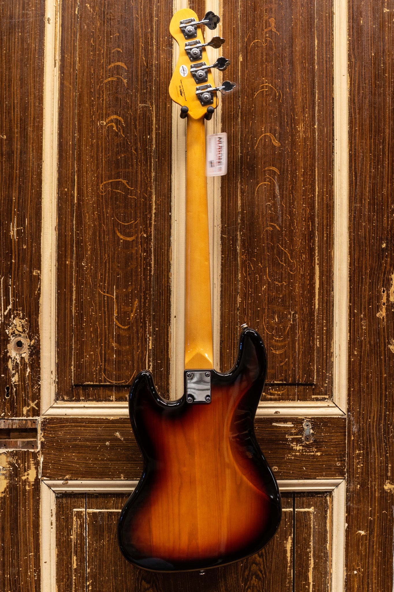 Vintage VJ74 Jazz Bass Sunset Sunburst Basgitaar