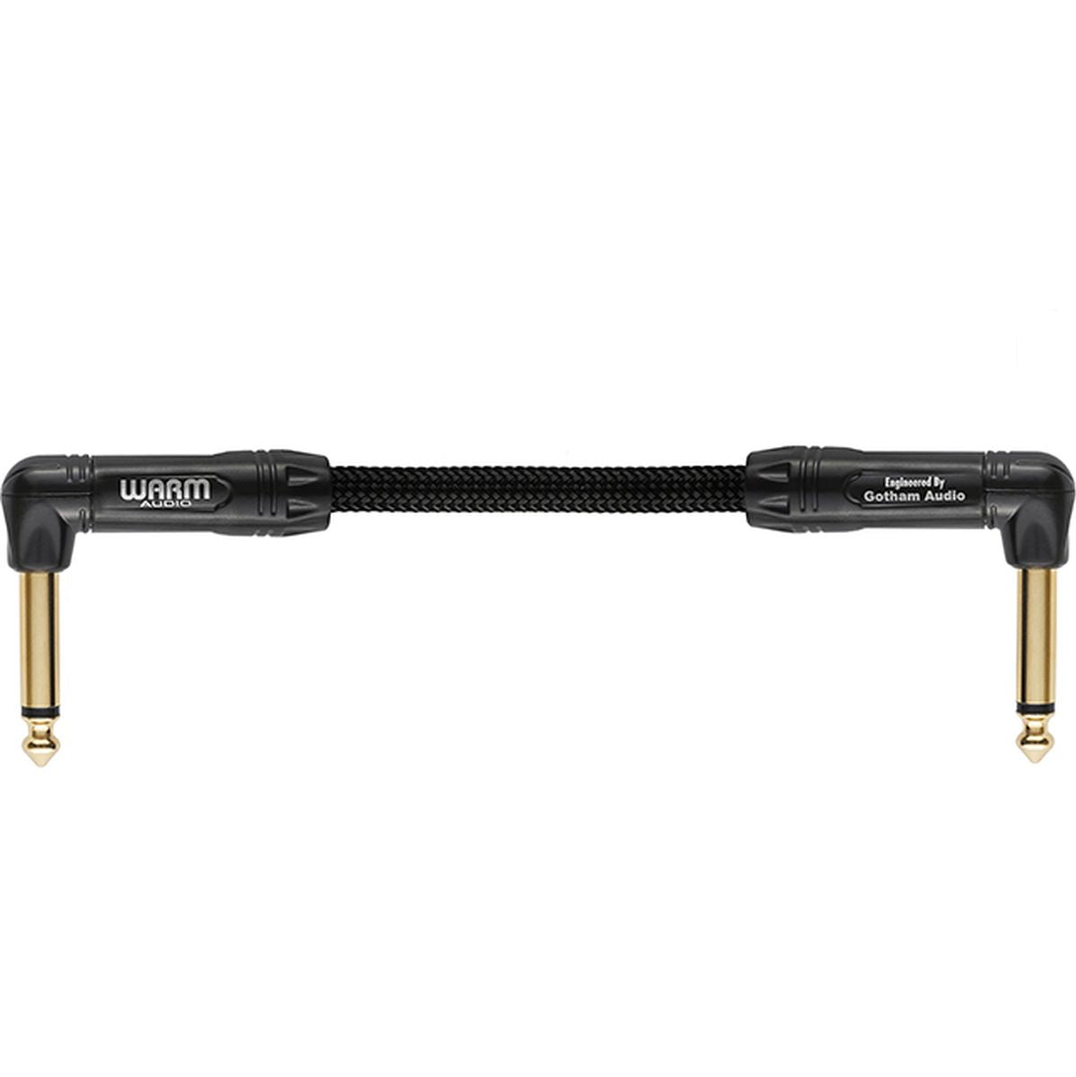 Warm Audio Premier Series - Both Ends Rgt-Angle Instrument Cable 6 inch (0.2 M)