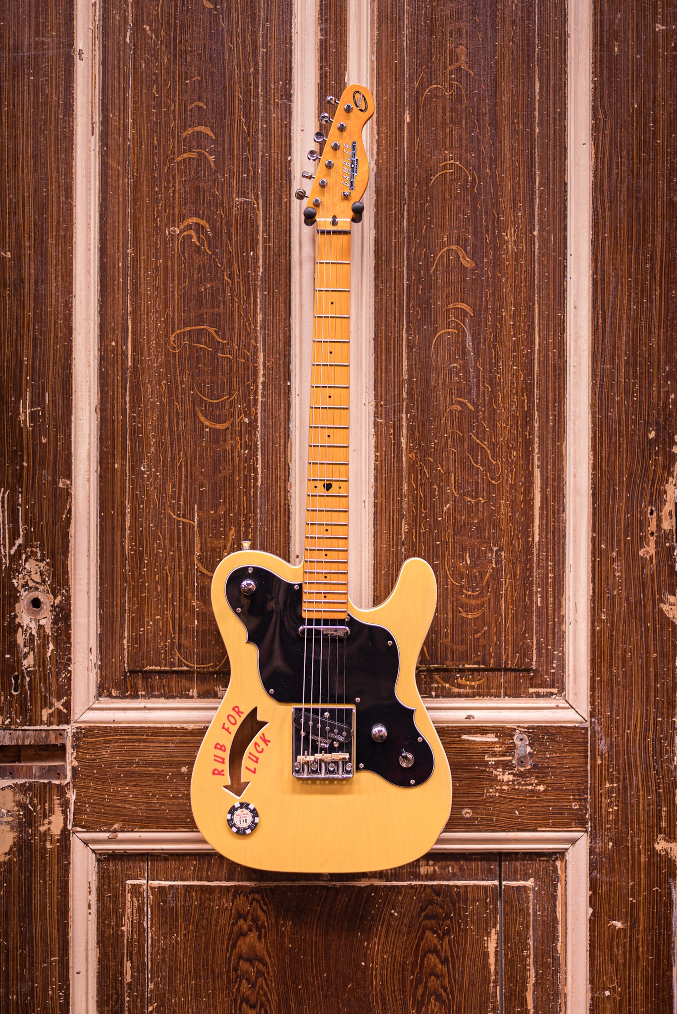 Joe Doe By Vintage 'Gambler' Butterscotch Elektrische gitaar
