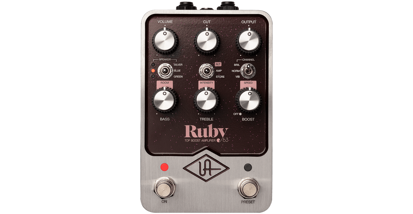 Universal Audio UAFX Ruby 63 Top Boost Amplifier Gitaarversterker
