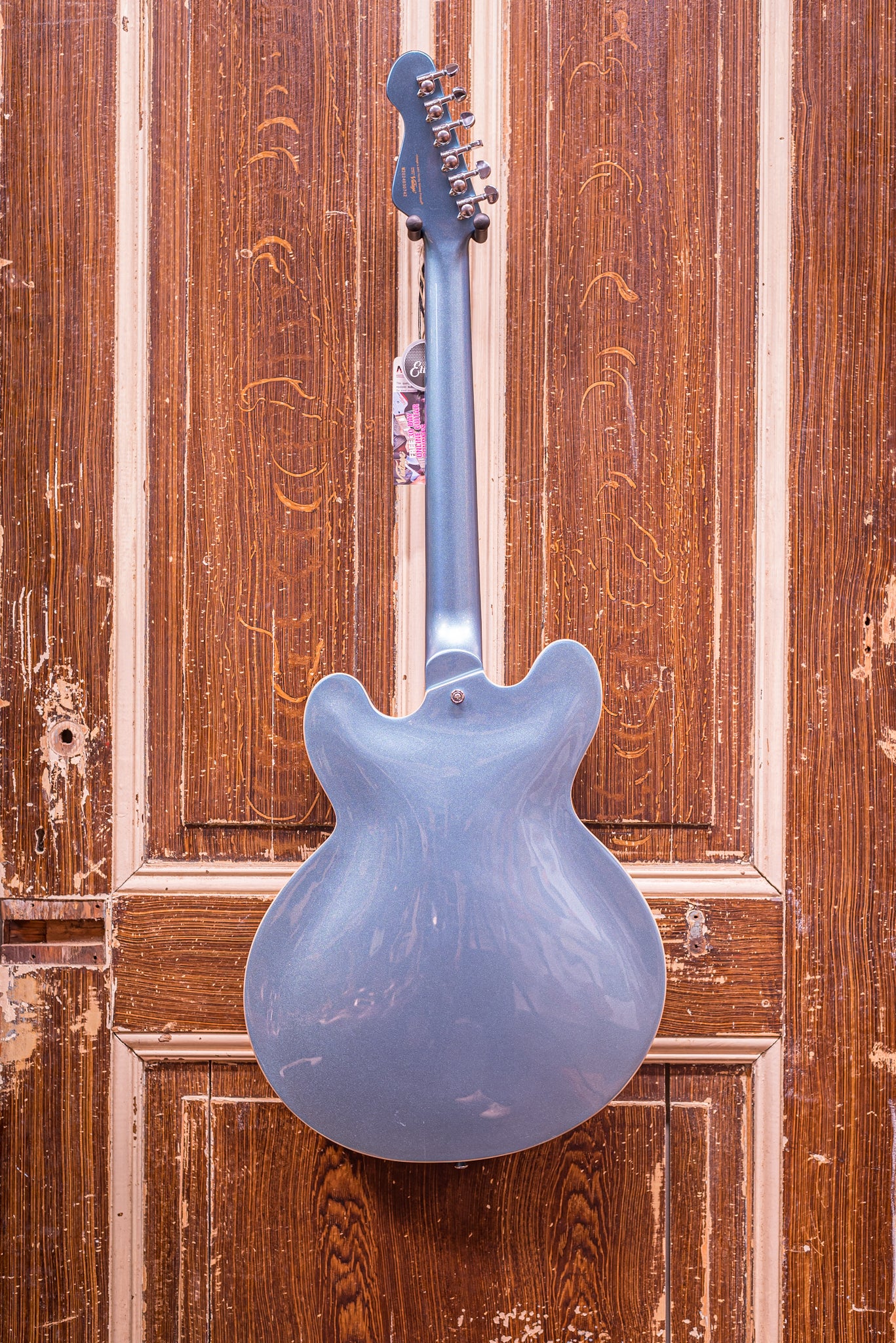 Vintage VSA550 'The Pretender' Gun Hill Blue Elektrische gitaar