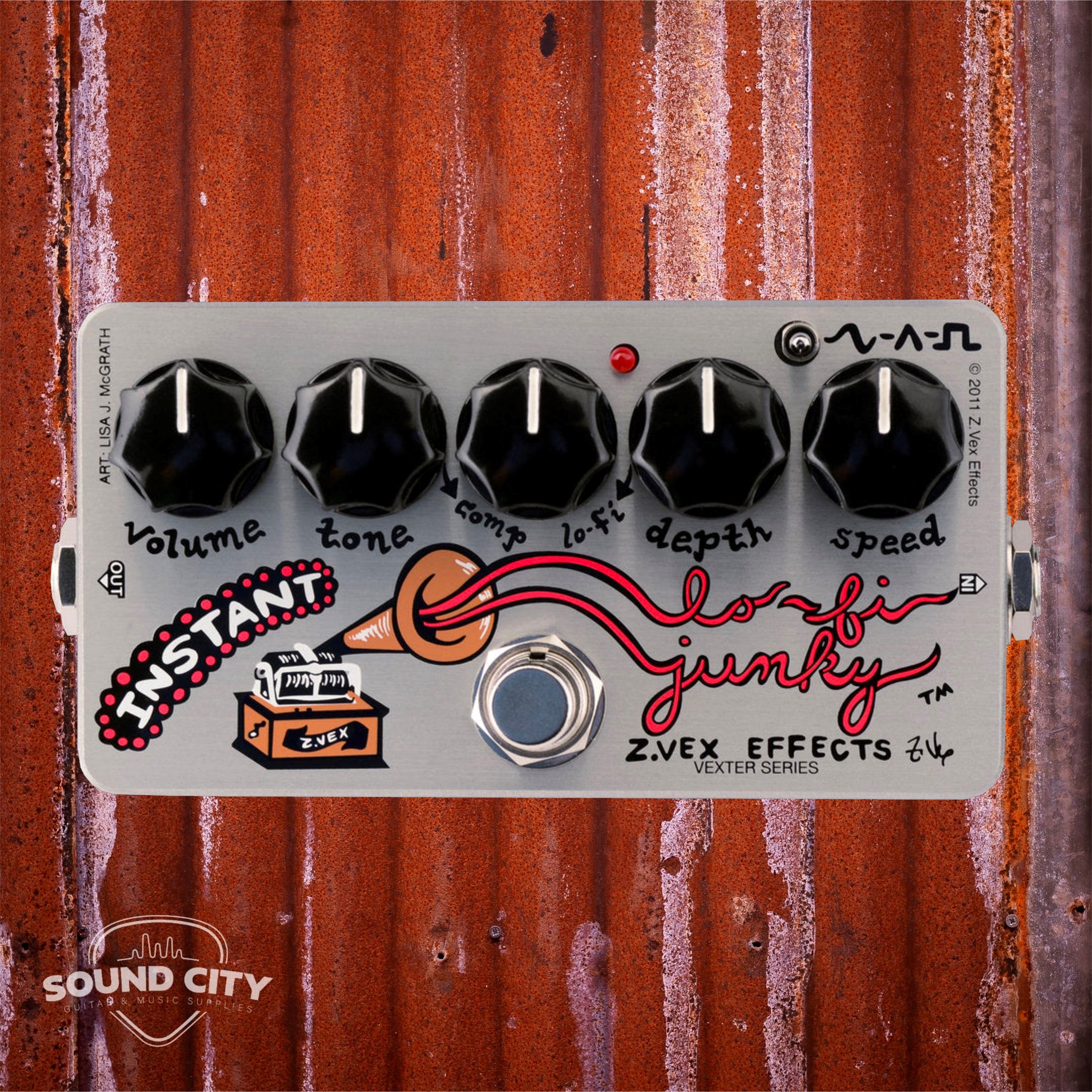 ZVEX INSTANT LO-FI JUNKY Effectpedaal