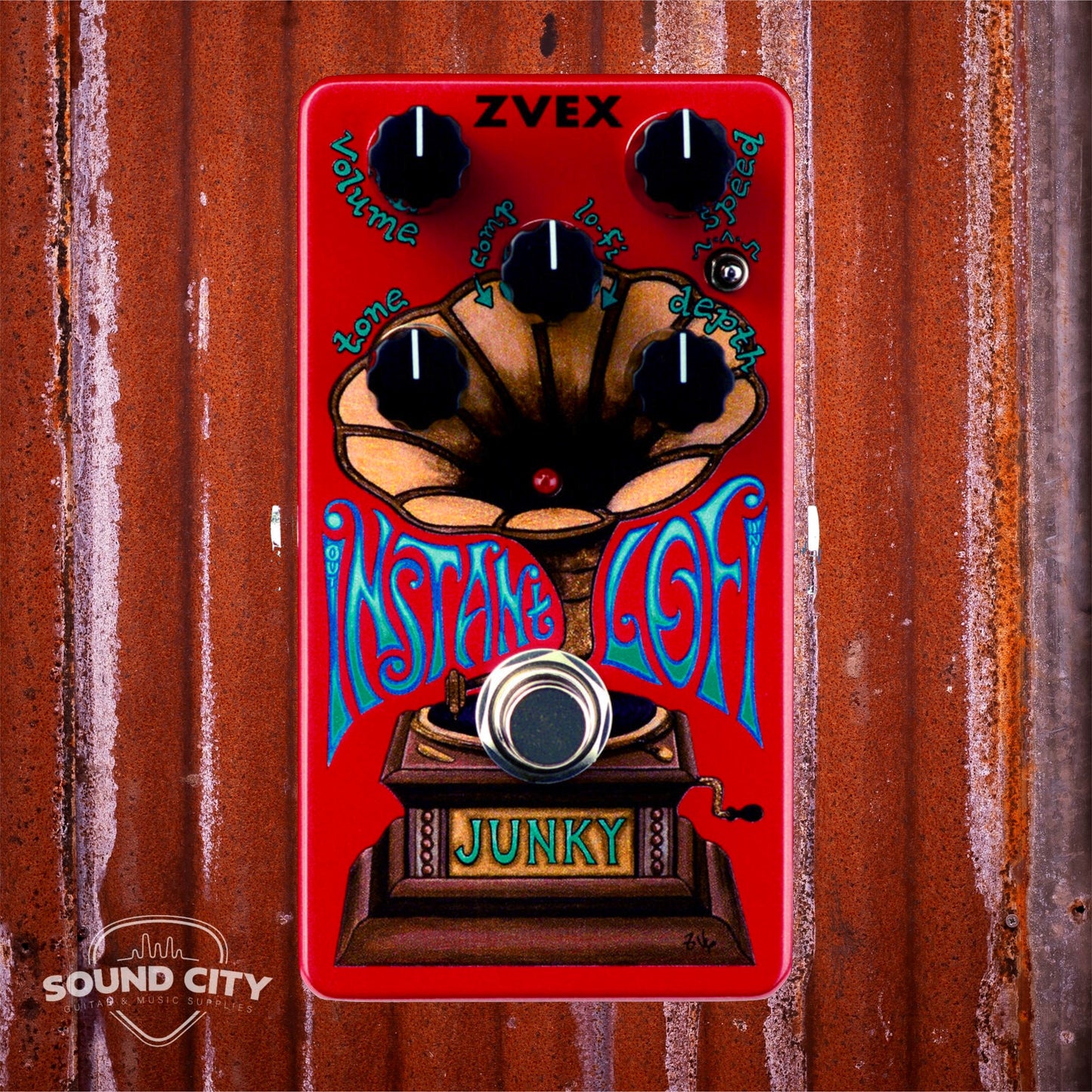 ZVEX INSTANT LO-FI JUNKY VERTICAL Effectpedaal