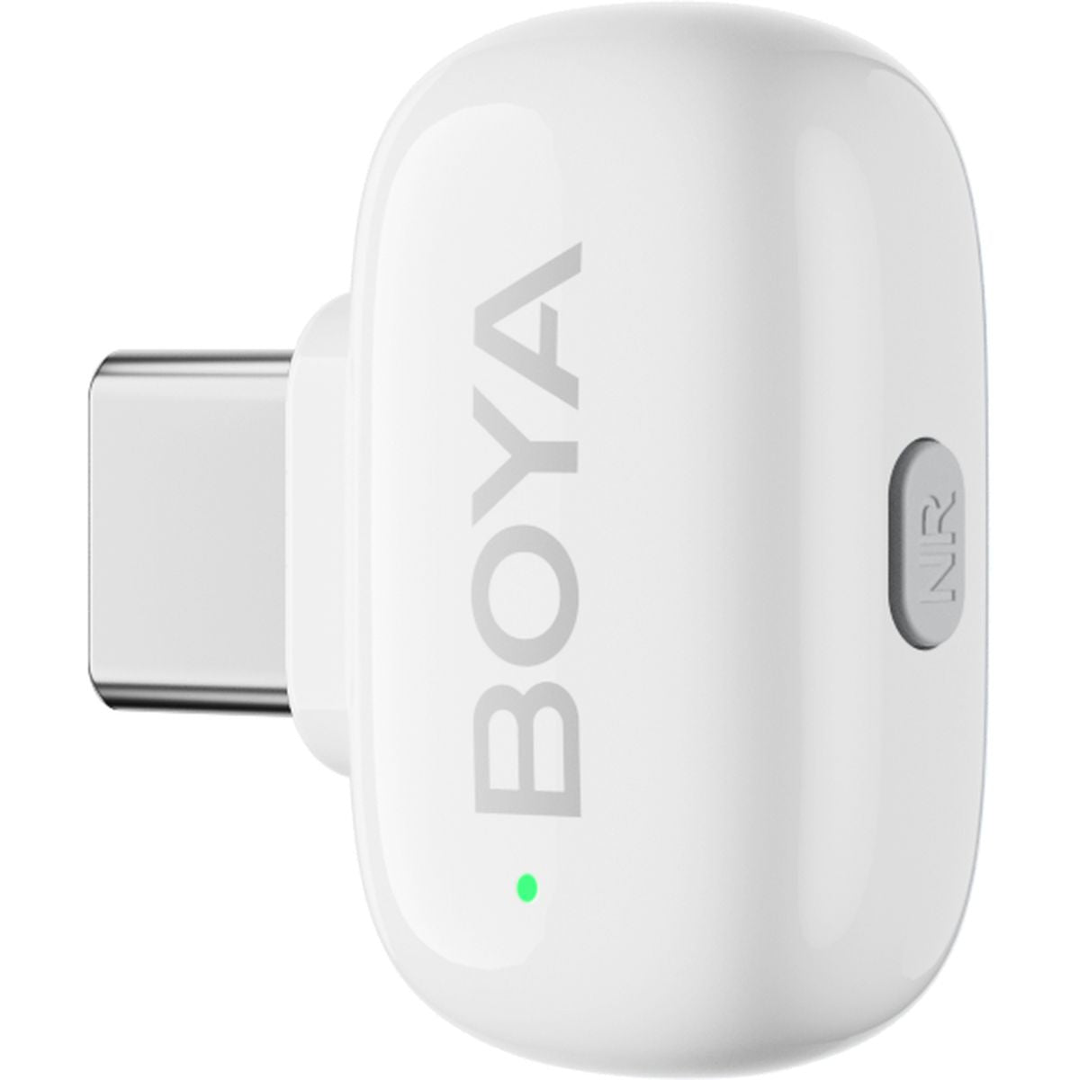 Boya MINI-13 Ultra-Mini Wireless Microphone (White, USB-c & Lightning)