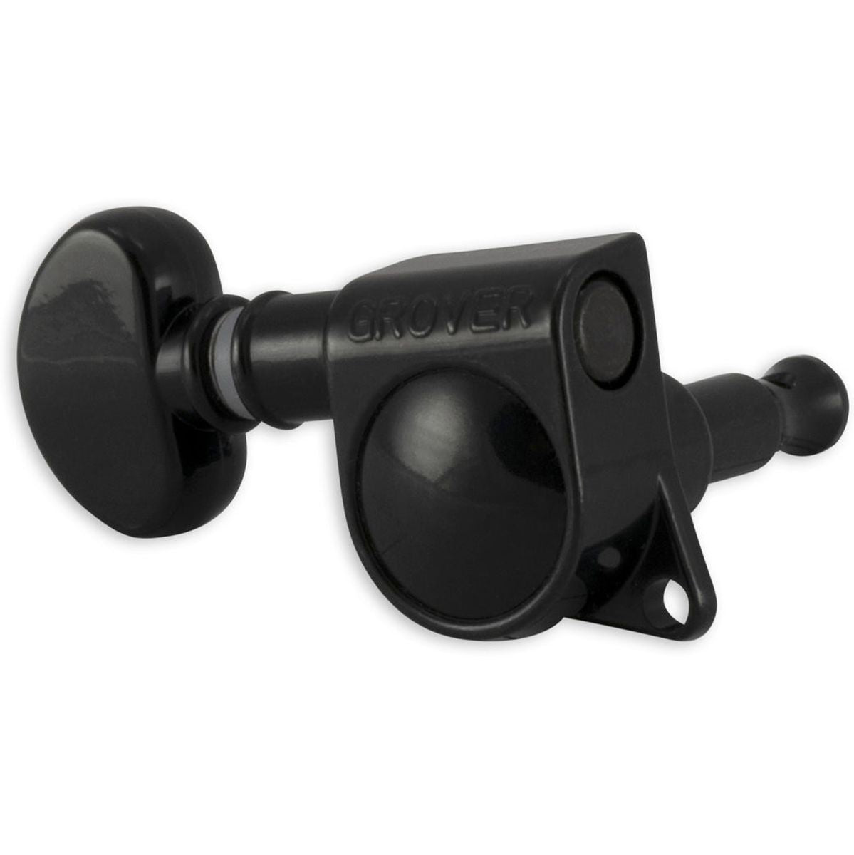 Grover 12 String Mid Size Rotomatics Black Chrome