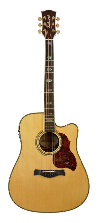 Richwood D-70-CEVA Master Series, Fishman Presys+, Handmade Dreadnought Westerngitaar