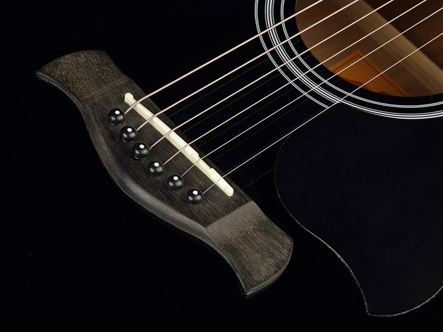 Richwood RA-12-BK Black Artist Series Auditorium Westerngitaar