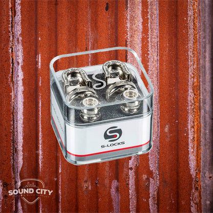 Schaller S-Locks strap lock set Nickel