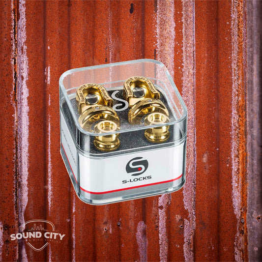 Schaller S-Locks strap lock set Gold