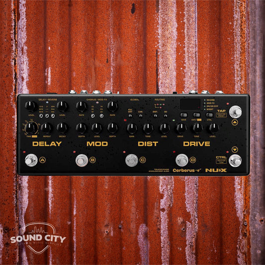 NUX CERBERUS modeling gitaar processor CERBERUS Effectpedaal
