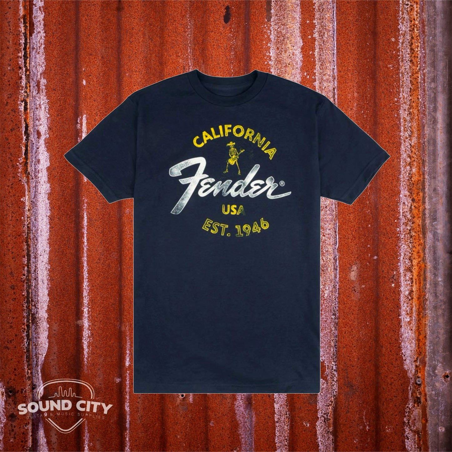 Fender Clothing Baja Blue T-shirt