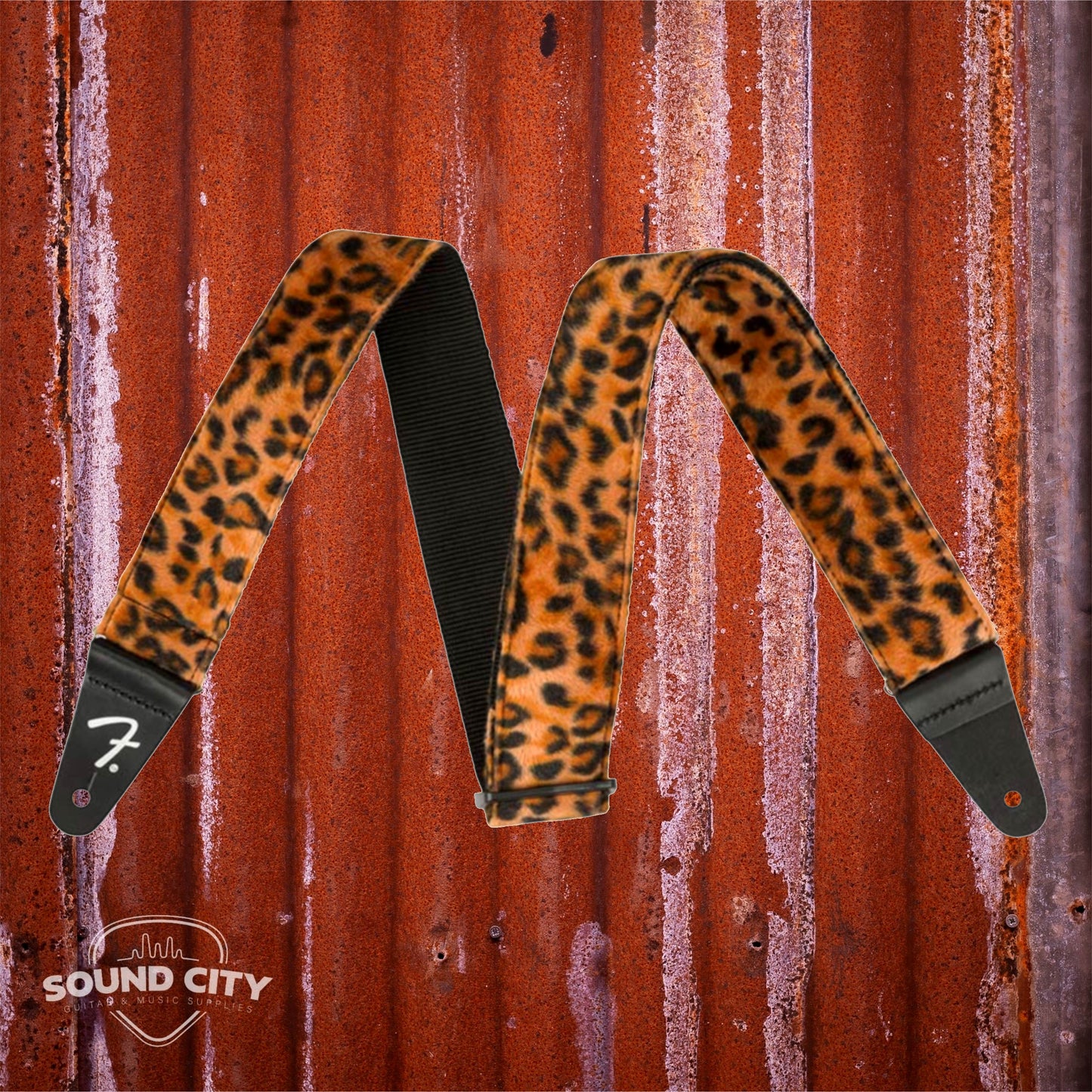 Fender Wild Animal Print gitaarband - Wild Leopard