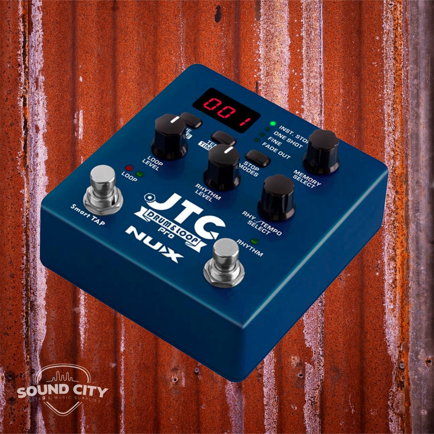 NUX NDL5 Verdugo Series Dual Switch Looper DRUM & LOOP PRO Effectpedaal