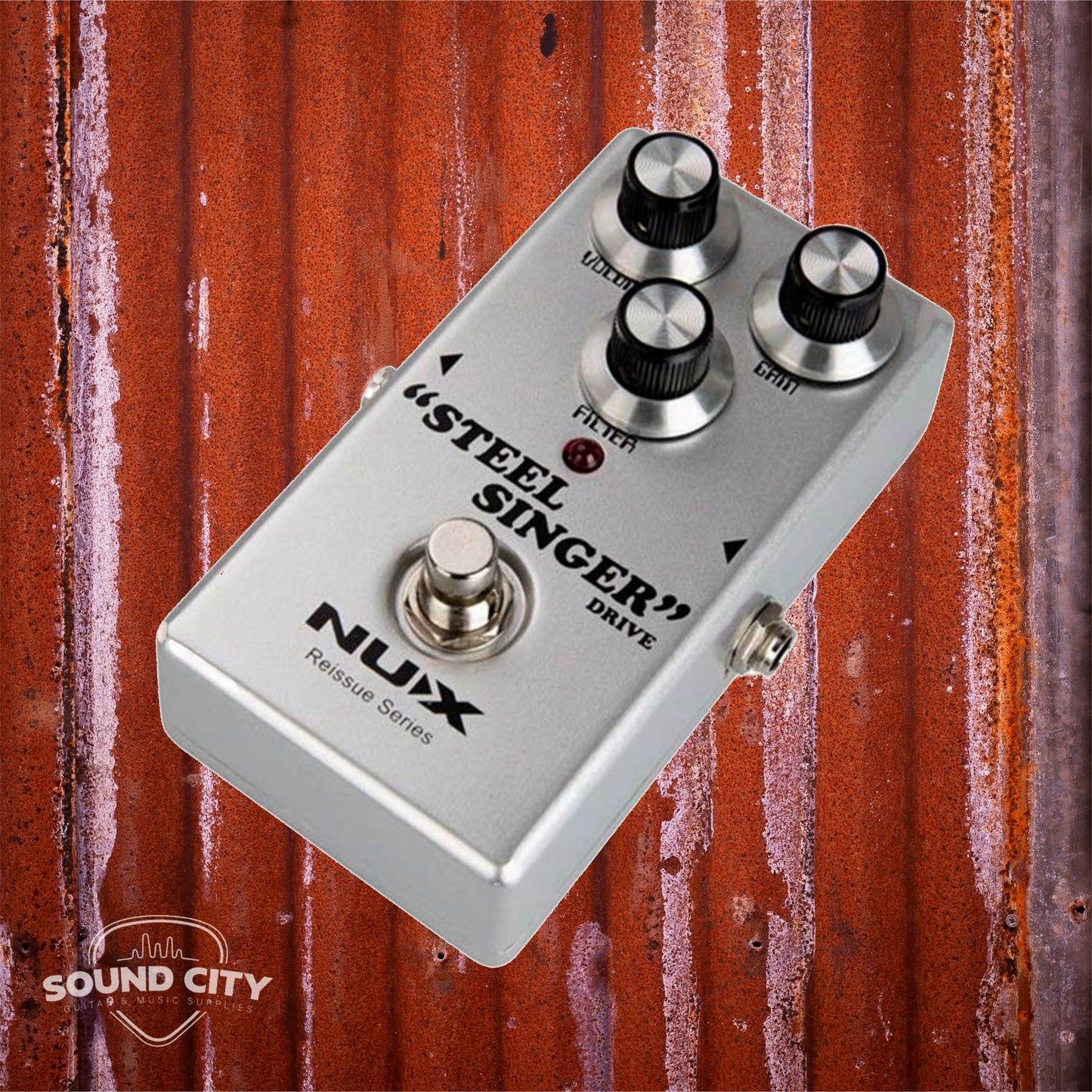 NUX SSD10 Reissue Series Dynamic Overdrive STEEL SINGER DRIVE Effectpedaal