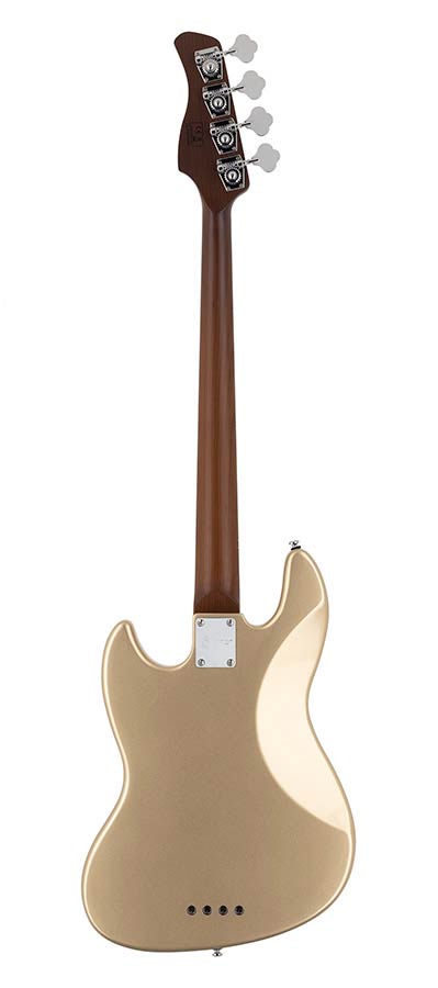 Sire V5 Marcus Miller alder passive champagne gold metallic Elektrische Basgitaar