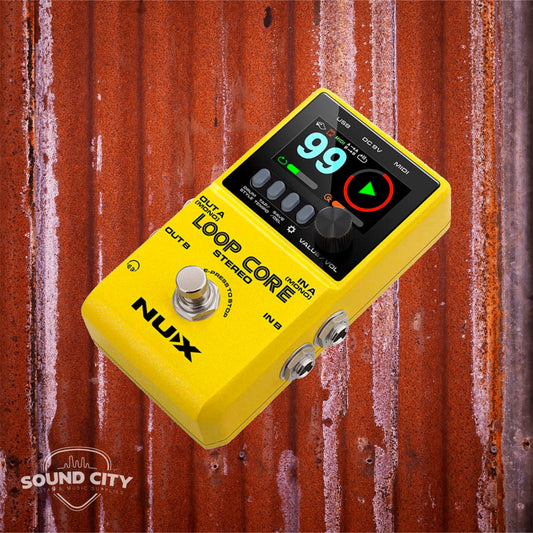 NUX LOOPCST Core Series loop pedal LOOP CORE STEREO Effectpedaal
