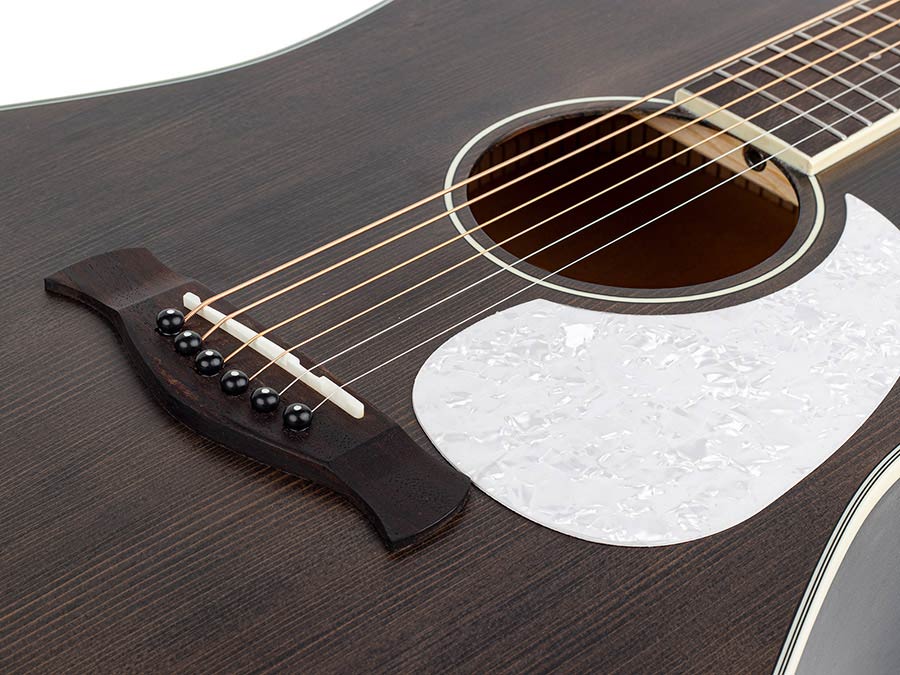 Richwood HSD-35-MBK, Matt Trans Black, Heritage Series Dreadnought Westerngitaar
