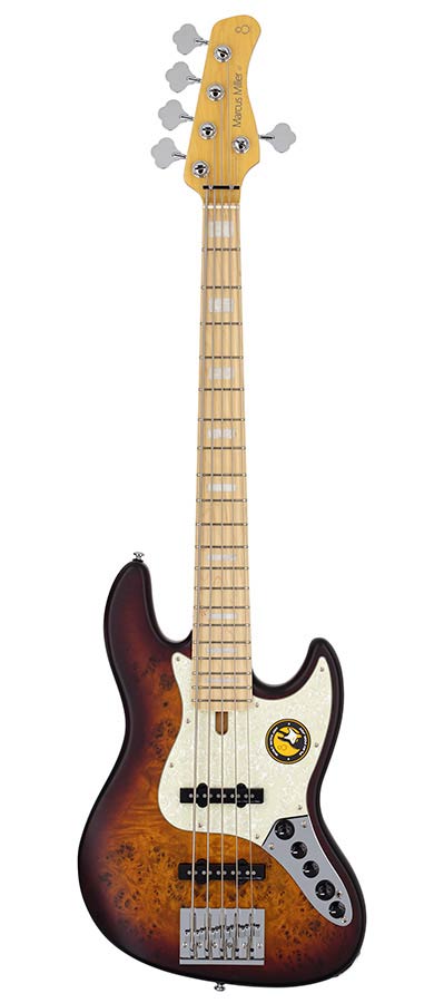 Sire V7 SR4/TSS Marcus Miller alder Tobacco Sunburst Elektrische Basgitaar
