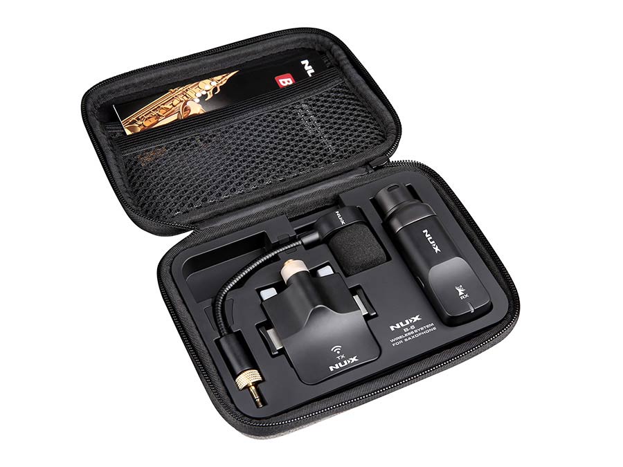 NUX Wireless B6 2.4 GHz draadloos systeem voor saxofoon