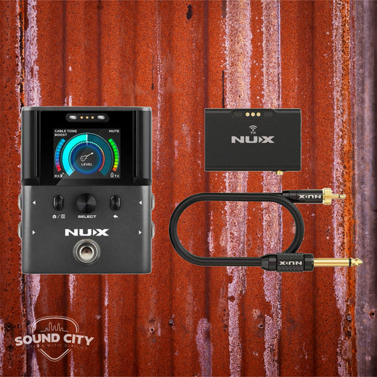 NUX B-8 Wireless 2.4 GHz draadloos gitaarsysteem met ingebouwd stemapparaat
