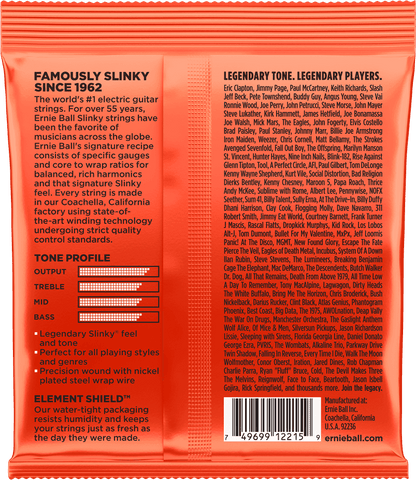 Ernie Ball 2215 Skinny Top Heavy Bottom 10-52 snaren