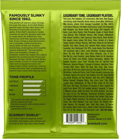 Ernie Ball 2832 Regular Slinky Bass 50-105 snaren