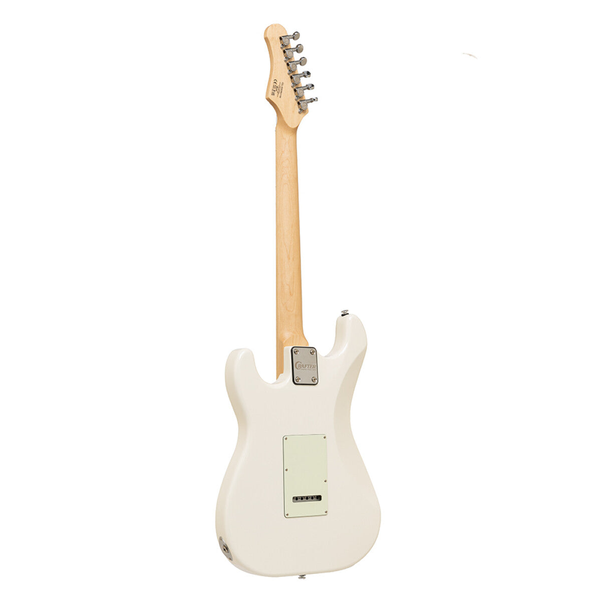 Crafter Charlotte SM OW Olympic White S-style Elektrische gitaar