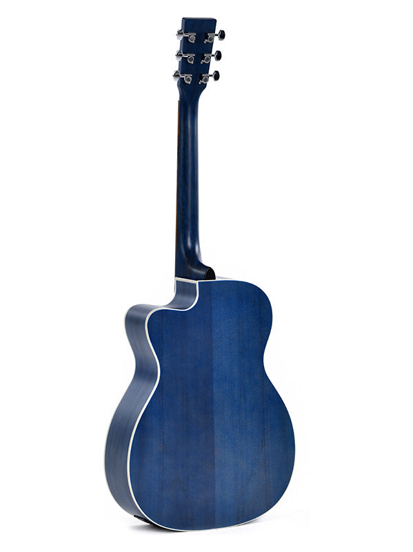 Ditson by Sigma 10 Series - OM, Westerngitaar  - Tranclucent Ultramarine-blue